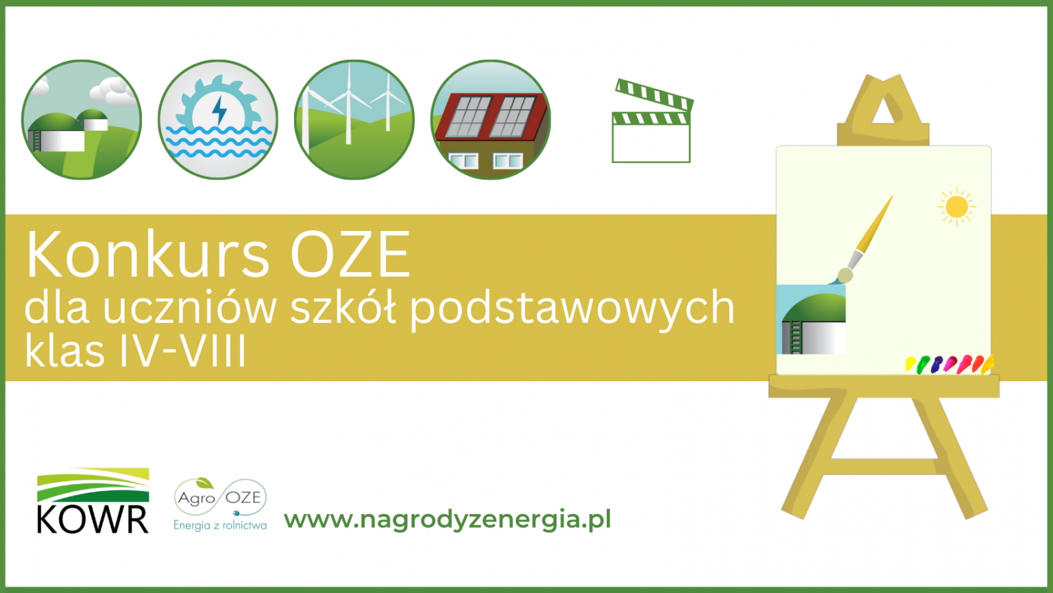 Konkurs "Energia z rolnictwa" dla uczniów szkół podstawowych klas IV-VIII