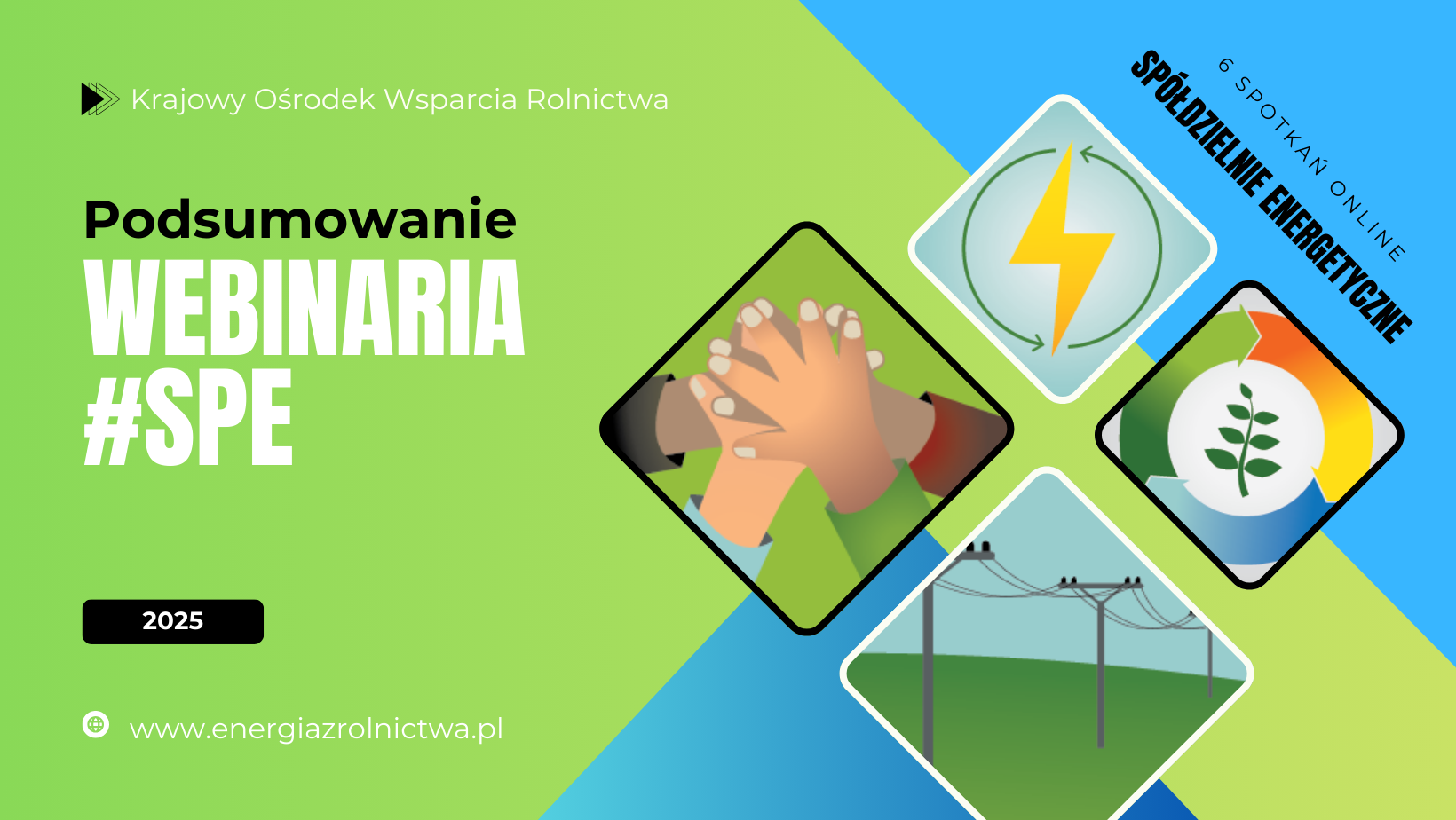 Rekordowe zainteresowanie webinariami o spółdzielniach energetycznych – ponad 1200 zarejestrowanych uczestników na webinaria realizowane w IV kwartale 2025 roku
