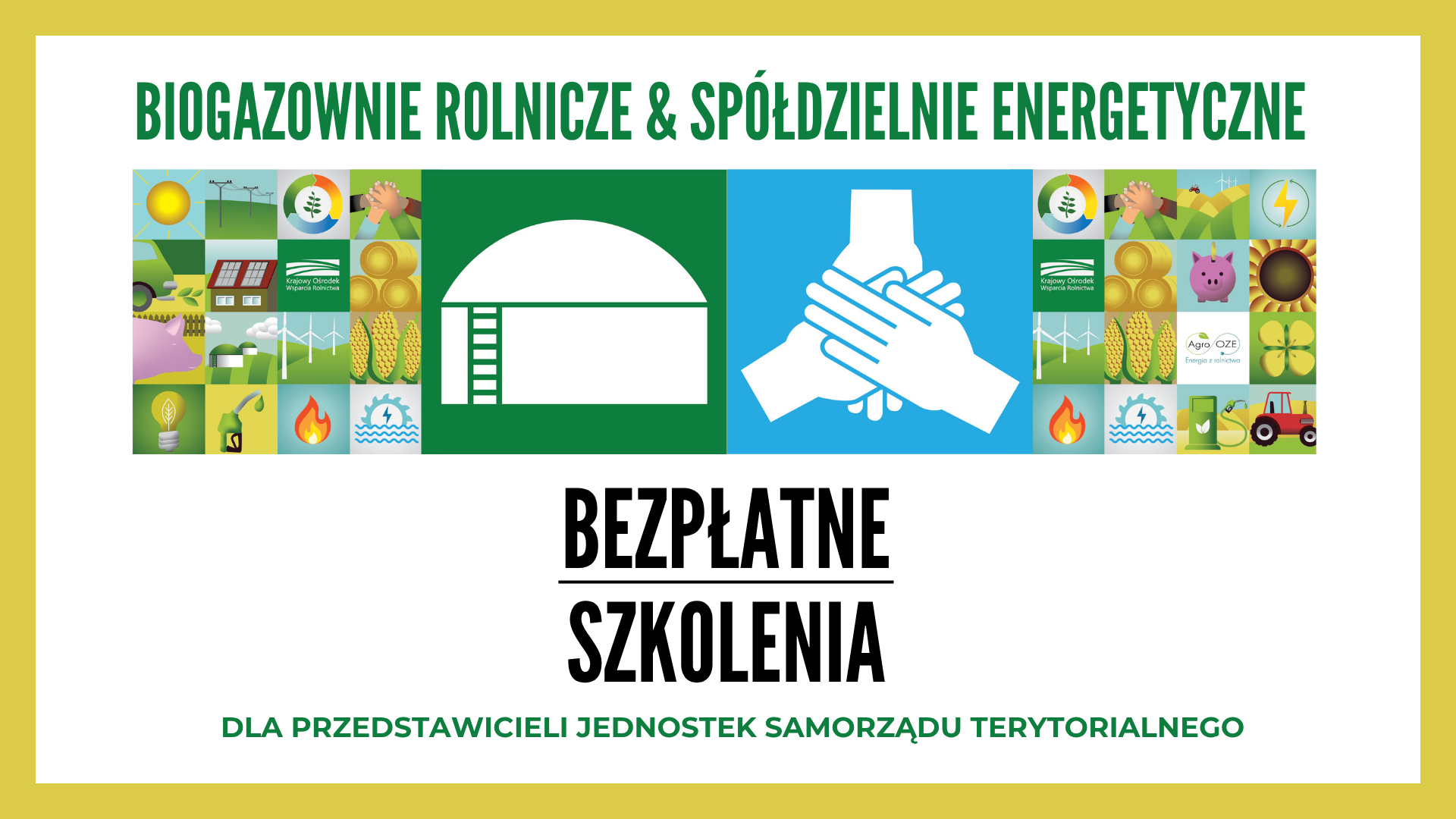 KOWR zaprasza przedstawicieli jednostek samorządu terytorialnego na cykl szkoleń o biogazowniach rolniczych i spółdzielniach energetycznych